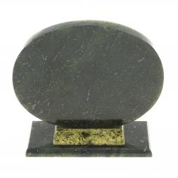 Настольные часы "Овальные" змеевик