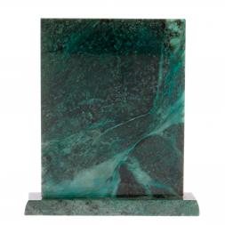 Икона настольная "Св.Николай Чудотворец" из змеевика 15х5х15 см