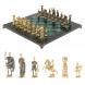Настольные шахматы &amp;quot;Римские&amp;quot; бронза шабровский змеевик 40х40 см 126828