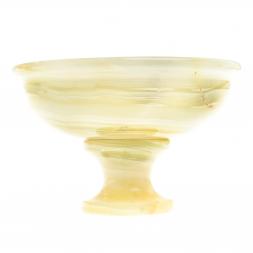 Ваза для фруктов из оникса 12,5х12,5х8 см