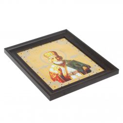 Икона &amp;quot;Николай Чудотворец&amp;quot; багет 24,5х28,5 см