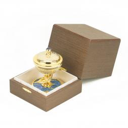 Икорница из лазурита &amp;quot;Стерлядка&amp;quot;