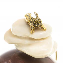 Сувенир Шар Антистресс &amp;quot;Ангел&amp;quot; камень лемезит