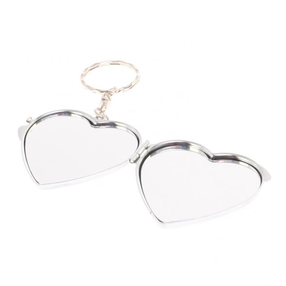 Складное зеркало брелок из афганского лазурита &amp;quot;Сердце&amp;quot; 126608