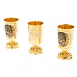 Набор рюмок &amp;quot;Охота на медведя&amp;quot; 100 мл 3 шт Златоуст