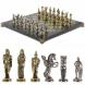 Шахматы сувенирные Александр Македонский&amp;quot; доска 36х36 см камень змеевик 120737