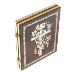 Икона складная &amp;quot;Св. Матрона Московская&amp;quot; камень обсидиан