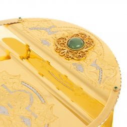 Набор для виски &amp;quot;На двоих&amp;quot; 2 стакана на подносе Златоуст