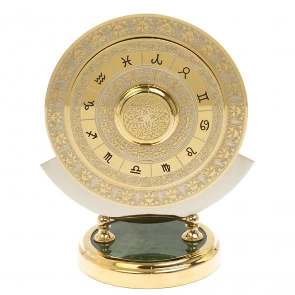 Часы «Вечный календарь» из нефрита, Златоуст