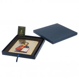 Икона гравюра &amp;quot;Спаситель&amp;quot; 24,5х28,5 см Златоуст