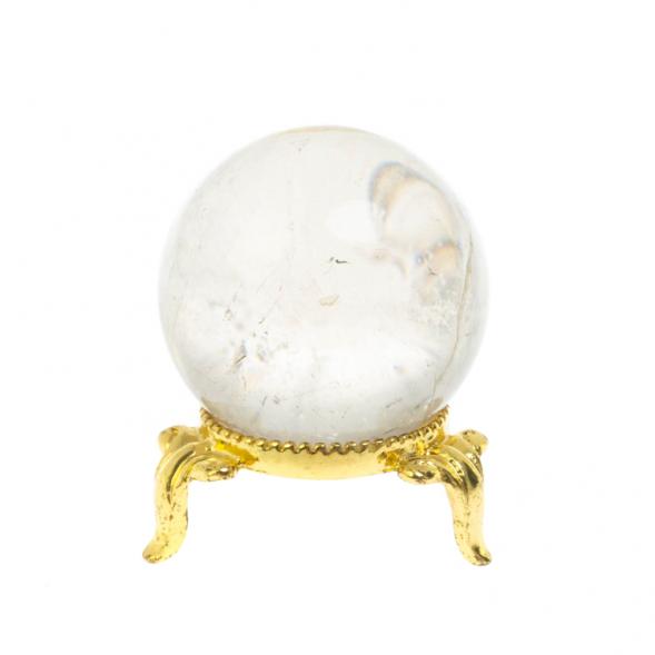 Шар из камня горный хрусталь 3,7 см 128555
