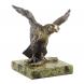 Бронзовая статуэтка &amp;quot;Кречет&amp;quot; на змеевике 120847