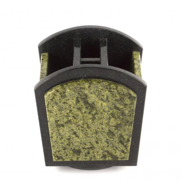 Настольный органайзер камень змеевик вращающийся 121243