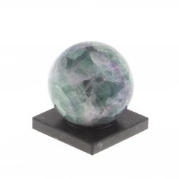 Шар из зеленого флюорита 6 см на подставке