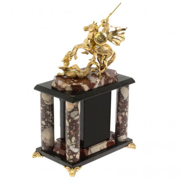 Часы &amp;quot;Георгий Победоносец&amp;quot; бронза креноид 116657