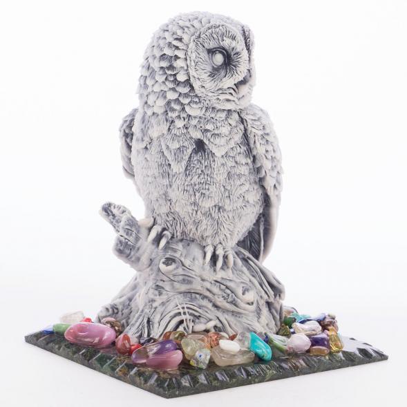 Сувенир &amp;quot;Сова №2&amp;quot; из мрамолита 119005