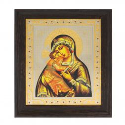 Икона &amp;quot;Владимирская Божья Матерь&amp;quot; 24,5х28,5 см Златоуст