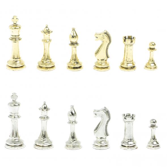 Шахматы &amp;quot;Стаунтон&amp;quot; доска 40х40 см из змеевика 128247