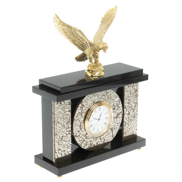 Часы &amp;quot;Орел&amp;quot; из камня пирит 129425