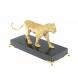 Статуэтка из бронзы &amp;quot;Пума&amp;quot; на подставке из камня долерит 123480
