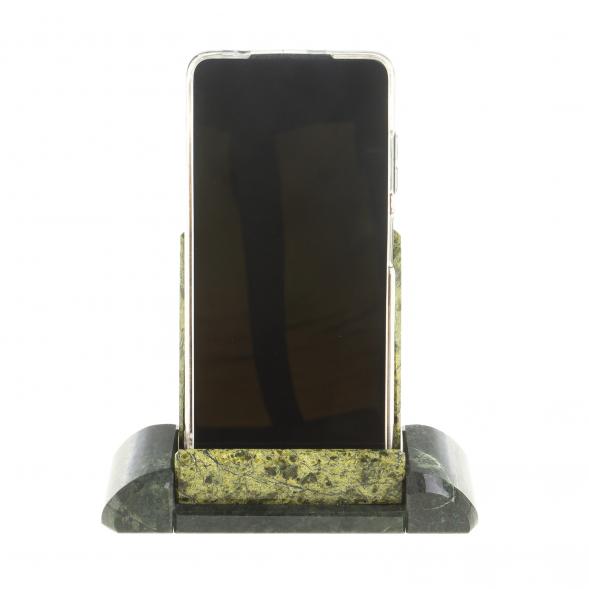 Подставка под телефон камень змеевик 123574