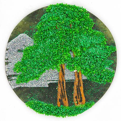 Магнит с рисунком &amp;quot;Круг&amp;quot; большой 113964