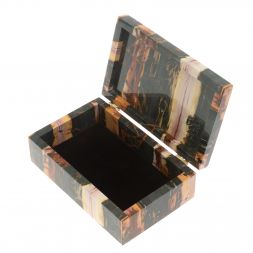 Шкатулка из яшмы 15,5х11х6 см