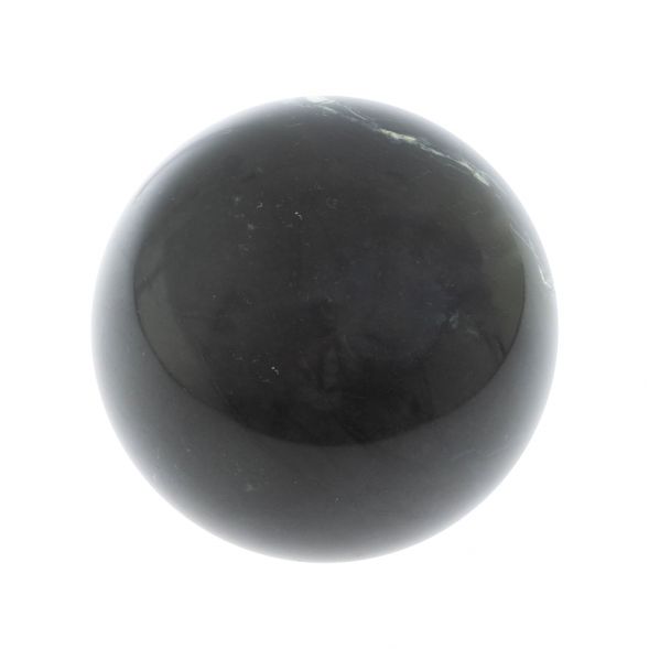 Шар из черного змеевика 9 см 127859