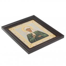 Икона &amp;quot;Матрона Московская&amp;quot; 24,5х28,5 см Златоуст