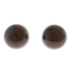 Шары массажные 3,7 см из коричневого обсидиана