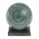 Шар из офиокальцита темный 7,5 см на подставке из змеевика 122822