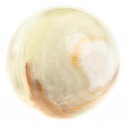 Шар из оникса зелено-коричневый 6 см (2,5)