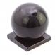 Шар из черного обсидиана 11 см на подставке 124721