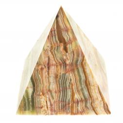 Пирамида камень оникс 12,5х12,5х13 см (5)