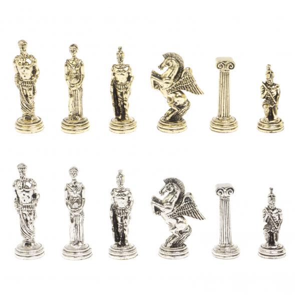 Шахматы подарочные &amp;quot;Восточные&amp;quot; доска 40х40 см мрамор змеевик 126915