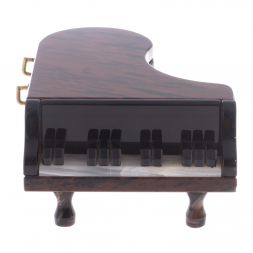 Шкатулка &amp;quot;Рояль&amp;quot; из коричневого обсидиана