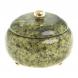 Шкатулка круглая &amp;quot;Жемчужина&amp;quot; камень змеевик 8х8х7 см 123578