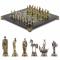 Шахматы подарочные "Троянская война" 28х28 см из змеевика