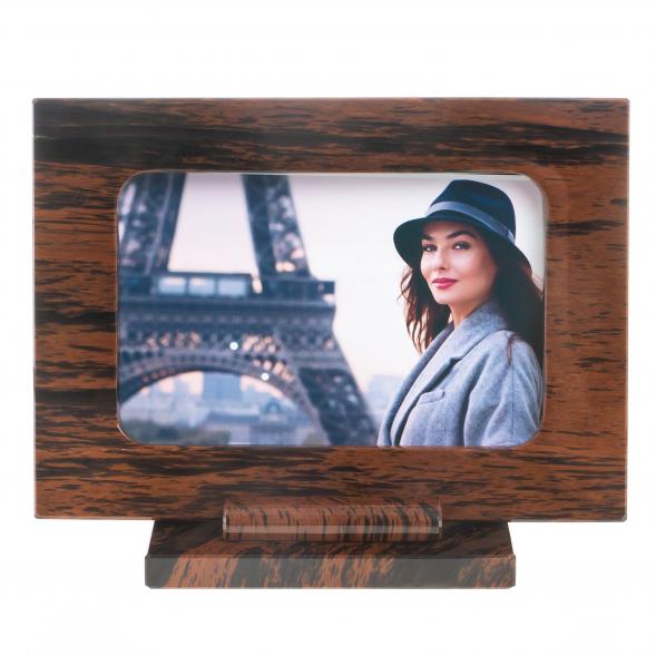 Рамка для фото 10х15 см коричневый обсидиан 122336