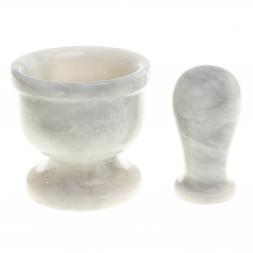 Мраморная ступка с пестиком 7,5х7,5 см (3)