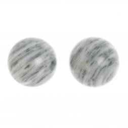 Шары для массажа из серого мрамора 4,5 см 2 шт