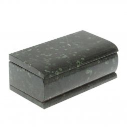 Шкатулка &amp;quot;Купюра&amp;quot; из темно-зеленого змеевика