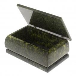 Шкатулка &amp;quot;Ларец&amp;quot; из змеевика 10,5х6х5 см