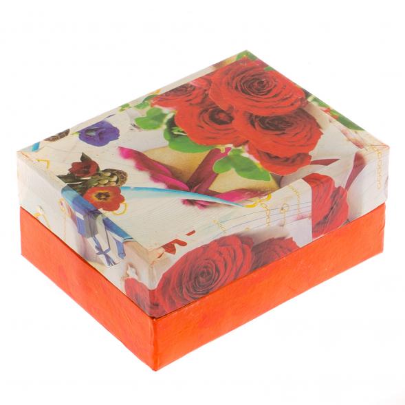 Шкатулка шестиугольная из зеленого оникса 12,5х9х4,5 см (3,5х5) 125628