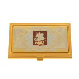 Карманная визитница &amp;quot;Георгий Победоносец&amp;quot; Златоуст