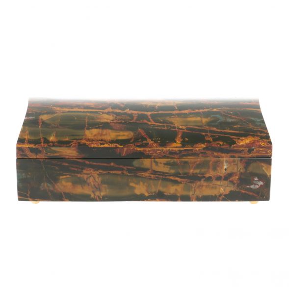 Шкатулка из яшмы 19х9,3х6,5 см 127711