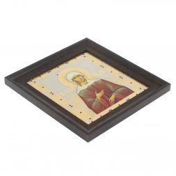 Икона &amp;quot;Ксения Петербуржская&amp;quot; багет 22,5х23,5х2 см Златоуст