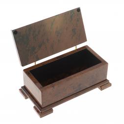 Шкатулка с иконой &amp;quot;Святые лики&amp;quot; камень обсидиан 18,5х10х7,5 см