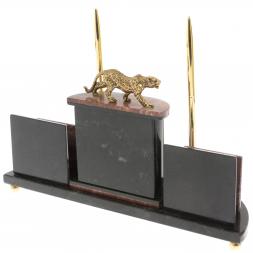 Настольный прибор "Гепард" из лемезита