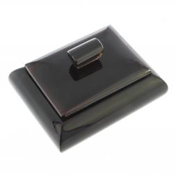 Шкатулка из черного обсидиана 9х7х6 см